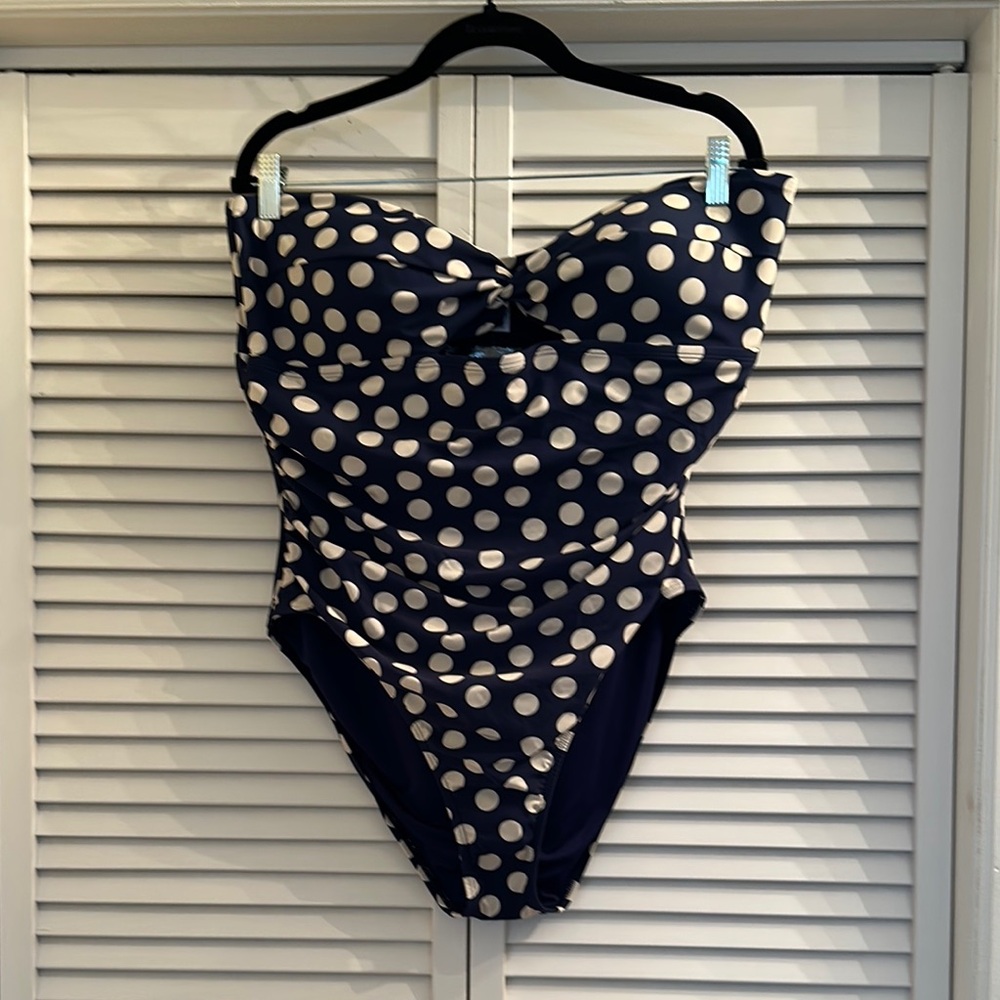 Women’s J. Crew Polka-Dot Swimsuit